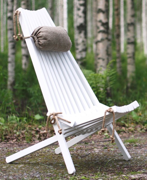 EcoChair Birke weiß lackiert