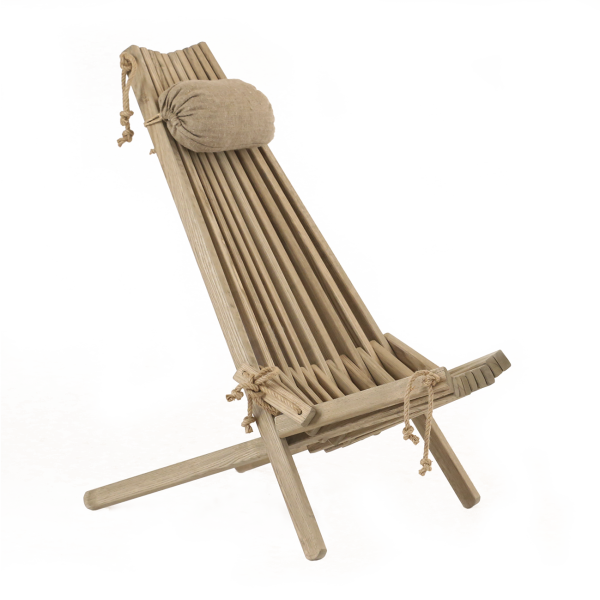 EcoChair Esche grau geölt