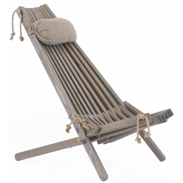 EcoChair Kiefer grau geölt