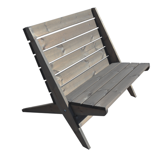 Double Granny Kiefer grau geölt