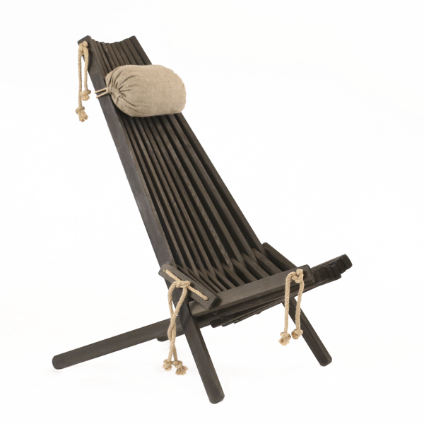 EcoChair Kiefer schwarz geölt